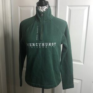 Jansport Mercyhurst Green Half Zip Pullover S